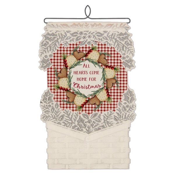 Heritage Lace Hearts Come Home Wall Hanging PatternCafe WH67C-1195